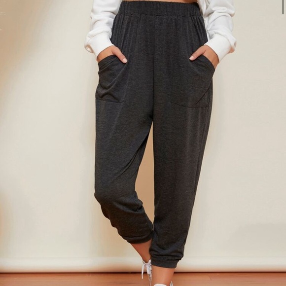 None Pants - Women's Charcoal Gray Jogger Pants